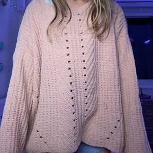 Oversized Sweatshirt (Pink)